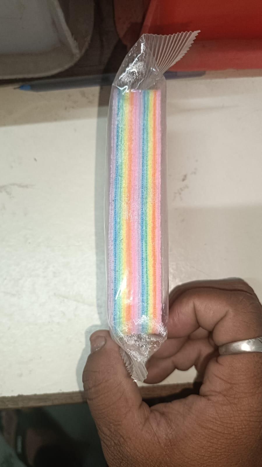 12-Layer Tearable Rainbow Scrub Dish Sponge