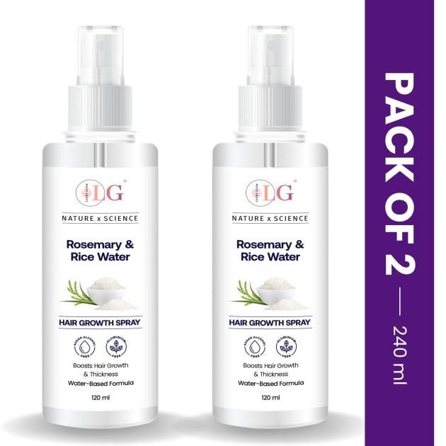 Rosemary & Rice Water 120 ml Pack of 2